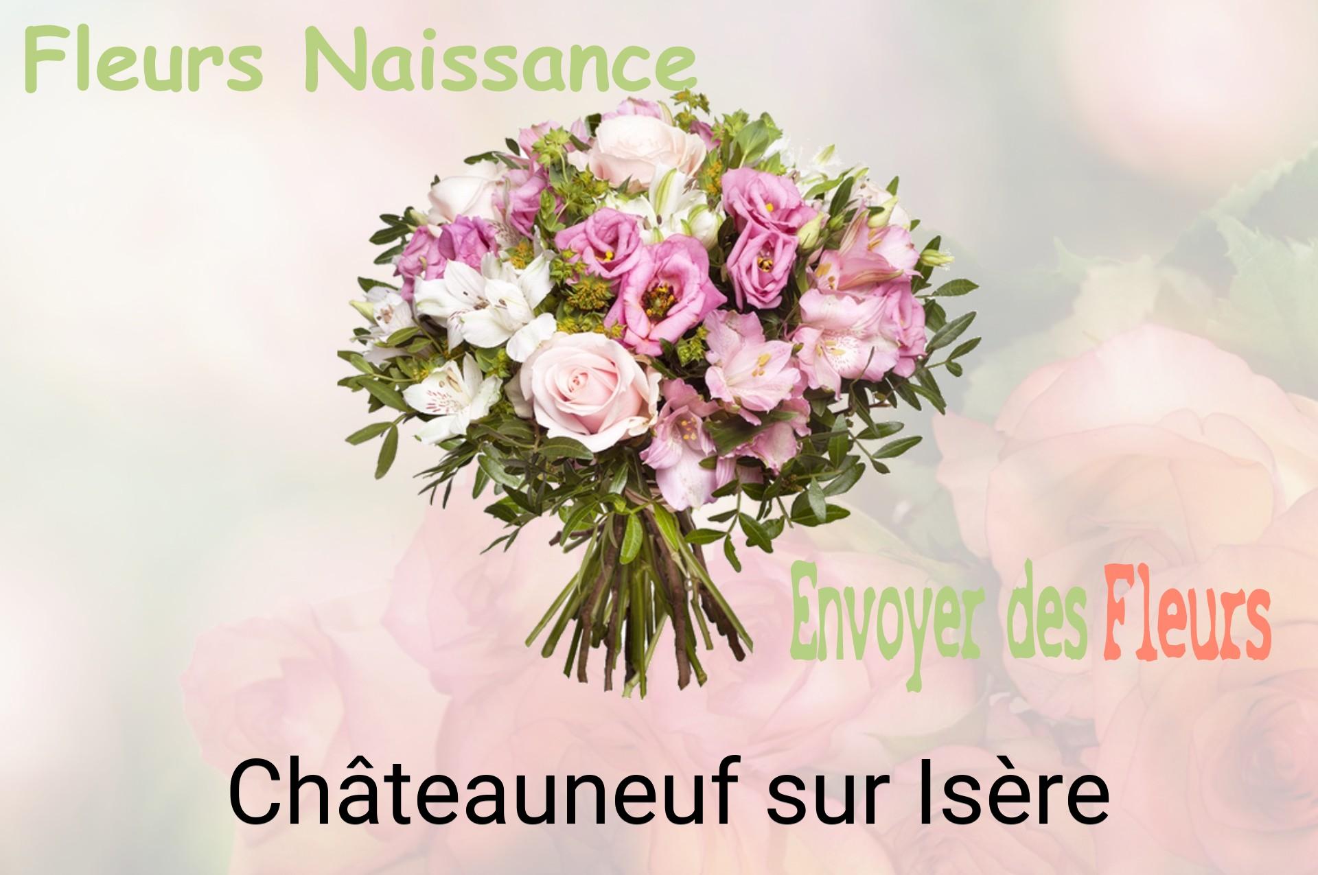 Bouquet de fleurs de naissance livré à Châteauneuf-sur-Isère